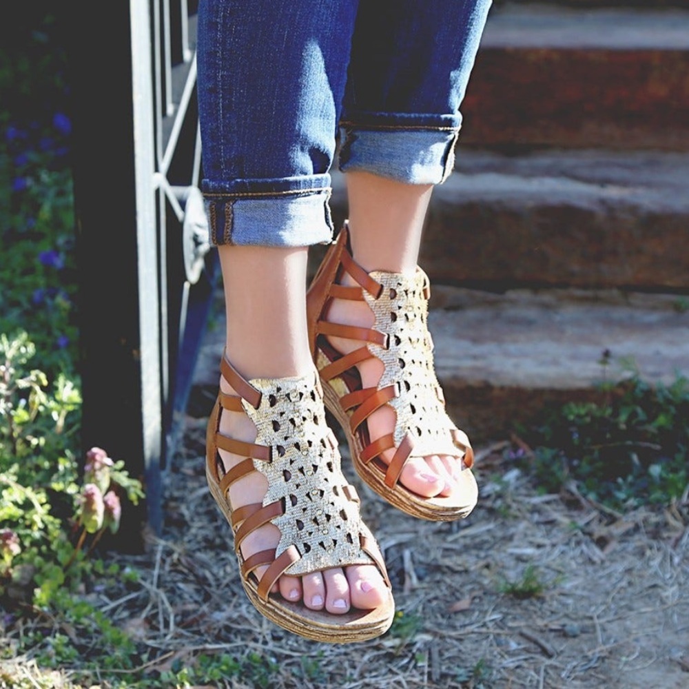 OTBT Bonita Strappy Bohemian Gladiator Sandals